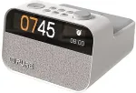 Raadio PURE Moment Charge Radiowecker Ambiente Licht, kabelloses Laden Baumwollwei&szlig; (252451)