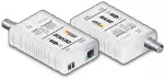 Axis T8640 Ethernet Over Coax Adaptor PoE+ - Medienkonverter - Ethernet, Fast Ethernet - 10Base-T, 100Base-TX - RJ-45 / BNC (Packung von 2) - f&uuml;r AXIS P1346, P1346-E, P5534, P5534-E (5026-401)