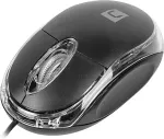 Hiir NATEC optical mouse VIREO 2/1000 DPI/Office/Optical/1,000 DPI/Wired USB/Black