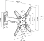 SBOX LCD-221-2 (13-43/20kg/200x200)