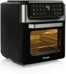 Frit&uuml;&uuml;r Tristar Hei&szlig;luft-Ofen Kontrollleuchte Timerfunktion 12 l Single Stand-alone 1800 W Hot air fryer Black, Stainless steel