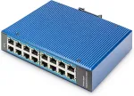 Digitus Gigabit Ethernet Netzwerk Switch 16-Port Industrial Unmanaged
