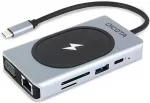 DICOTA USB-C 10-in-1 Charging Hub 4K PD 100W silver