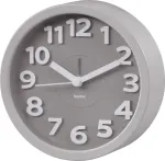 HAMA Alarm Clock Retro, round Taupe, silent 186324