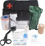 HELBO Depan HEL002 black tactical military first-aid kit with 13 items