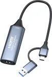 PREMIUMCORD videosalvestuskaart HDMI Video Capture USB-C/USB-A