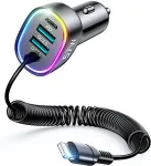Joyroom JR-CL20 mobile device charger Smartphone Black Cigar lighter Fast charging Auto