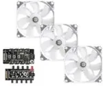BitsPower Notos RGB PWM Fan, 120mm - White, 3-Pack