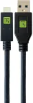 TECHly USB3.1 Kabel Stecker Typ-A - Stecker USB Typ-C Schwar