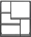 Home4you Seinariiul SEAFORD 75x20xH91cm, must, melamiin, metall
