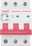 Noname Miniature Circuit Breaker, 3P, 50A, Class C, 6kA