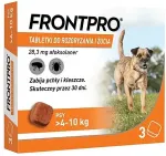 FrontPro Flea and tick tablets for dog (>4-10 kg) - 3x 28,3mg