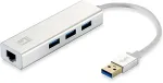 LevelOne Adapter USB3.0-> RJ45 10/100/1000.3xUSB3.0 0.15m si