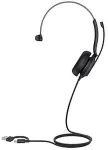 Yealink UH35 (schwarz, UC-Variante, USB-A und USB-C, Mono)