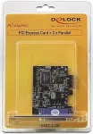 Emaplaat DeLOCK PCI Express x1 Karte zu 2 x Parallel