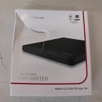 H.L Data Storage SALE OUT. Ultra Slim Portable DVD-Writer | GP57EB40 | Interface USB 2.0 | DVD&plusmn;R/RW | CD read speed 24 x | CD write speed 24 x | Black | DAMAGED PACKAGING | Desktop/Notebook