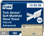 TORK Lehtpaberr&auml;tik Xpress&reg; Soft Multifold, loodusvalge, Advanced 130299, 180 lehte, 21 tk
