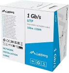 LANBERG LAN-Ethernet-Netzwerkkabel 1Gb/s 100m CCA Kabel gr