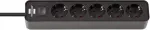 Brennenstuhl Ecolor power strip 5-fold black