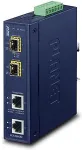 Planet Technology Corp. PLANET IP30 2x GE to 2-Port SFP Media Converter IGT-2205AT