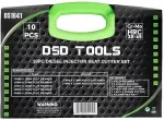 DSDTOOLS 10-os dalių dyzelinių purk&scaron;tukų lizdų frezų komplektas DS1641