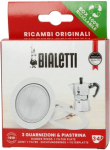 BIALETTI Ricambi 3 Replacement Gaskets +1 Filter 3-4 Cups