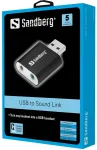 Helikaart SANDBERG USB to Sound Link - Soundkarte - Stereo - USB