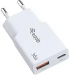 Equip Ladeger&auml;t 2Port USB-C PD3.0/USB-A GaN Slim 30W &Uuml;SS ws