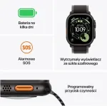 APPLE Watch Ultra 3 GPS + Cellular 49mm Black Titanium Case with Black Titanium Milanese Loop - Small