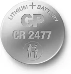GP Batteries 103239 household battery Single-use battery CR2477 Lithium-Manganese Dioxide (LiMnO2)