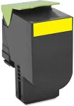 Tooner LEXMARK Toner 702HYE Yellow Oryginał (70C2HYE)