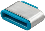 Lindy USB Typ C Port Schloss blau 10 St&uuml;ck