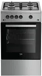 Pliit Beko FSG52020FX Freestanding cooker Gas Stainless steel