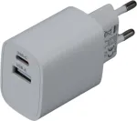 IGET PA20 - USB-A (10 W) and USB-C (20 W) power adapter, universal and for iGET tablets