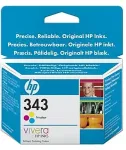 Tooner Hp 343 Farve (cyan, magenta, gul) 330 sider Bl&aelig;k C8766EE