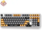 Klaviatuur No name MCHOSE x Unbox Therapy - UT98 keyboard Gaming USB + RF Wireless + Bluetooth White