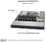 SuperMicro Super Micro SuperServer 6019P-WT - Server - Rack-Montage - 1U - zweiweg - RAM 0GB - SATA - Hot-Swap 8,9 cm (3.5) - kein HDD - AST2500 - GigE - Monitor: keiner (SYS-6019P-WT)
