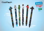 Colorino Tindipliiats Boys Design 0,5mm, sinine, kustutatav, 36 tk