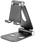StarTech.com SMARTPHONE AND TABLET STAND - PORTABLE AND FOLDABLE - BLACK