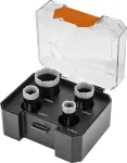 NEO TOOLS Otwornice diamentowe (18, 22, 27, 35 mm), zestaw 4 el.