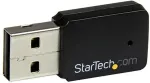 V&otilde;rgukaart StarTech.com USB 2.0 AC600 Mini Dual Band Wireless-AC Network Adapter - 1T1R 802.11ac WiFi Adapter
