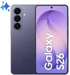 Mobiiltelefon SAMSUNG | Galaxy | S26 | Cobalt Violet | 6.3 " | Dynamic AMOLED 2X | 1080 x 2340 pixels | Exynos | 2600 | Internal RAM 12 GB | 512 GB | Dual SIM | 3G | 4G | 5G | Main camera resolution 50 MP | Secondary camera resolution 10 MP | Android ...