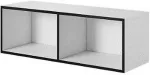 Cama MEBLE Cama open storage cabinet ROCO RO2 112/37/37 white/black