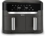 Frit&uuml;&uuml;r Tefal | Air Fryer | EY942HE0 Easy Fry Dual XXL | Power 2700 W | Capacity 11 L | Dark Grey