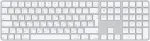APPLE Magic Keyboard Numeric Touch ID/Wireless Bluetooth/UA layout/White