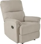 Home4you Tugitool GUSTAV manuaalne recliner 80x92xH104cm, taupe