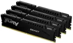 M&auml;lu KINGSTON Technology FURY Beast 128GB 5600MT/s DDR5 CL40 DIMM (Kit of 4) Black XMP