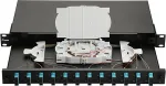 EQUIP LWL-Splei&szlig;kasten 12-Port SC-Duplex OM3 1U komplett sw