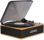 Denver VPB-262LW Belt-drive audio turntable Black, Wood Manual