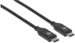 Manhattan USB 2.0 Kabel 480Mbit/s C-Stecker auf C-Stecker 2m